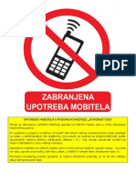 Zabranjena Upotreba Mobitela