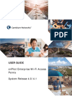 CnPilot Enterprise Wi-Fi Access Points 4.1 User Guide