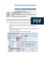 PS - Transferir Listado de Materiales Al Proyecto (CN33)