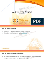 Web Service Attacks: Personal Property of Keith Samborski