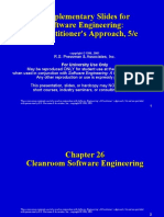 Supplementary Slides For Software Engineering: A Practitioner's Approach, 5/e