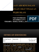 Air Seni Dalam Pengembangan Obat Tinjauan Fiqih Islam DF IV 2021