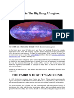 4 Anomalies in The Big Bang Afterglow
