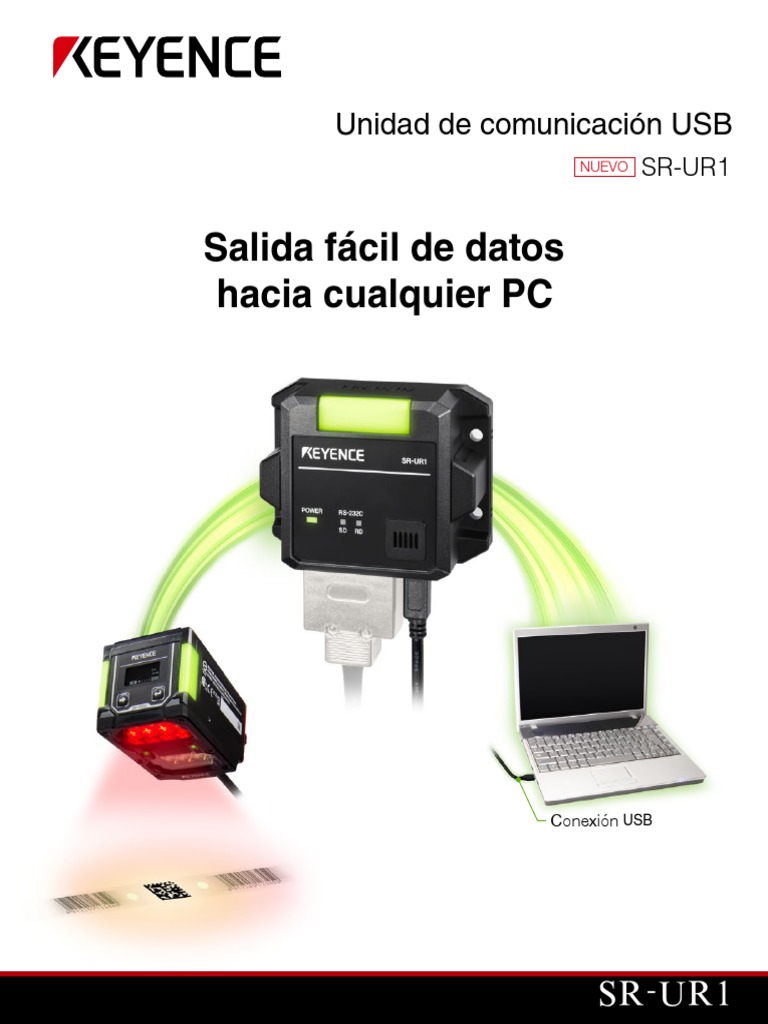 Salida Fácil de Datos Hacia Cualquier PC: Unidad de