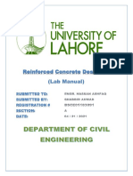 Reinforced Concrete Design Lab Manual