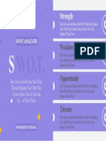 With Animation SWOT Analysis Template by PowerPoint School