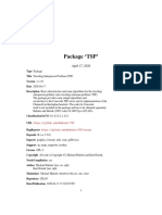 Package TSP': April 17, 2020