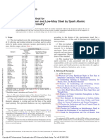 ASTM E415 15 Análisis de Carbono y Acero de Baja Aleación