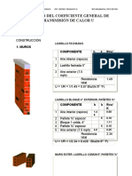 Calculo de Coeficiente de Transferencia de Calor