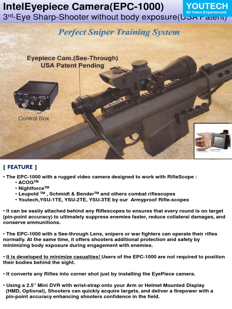 EPC-1000 Tactical Rifle Camera | PDF | Telescopic Sight | Camera