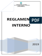 Reglamento Interno CDSM 2019