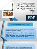 Mengevaluasi Terapi Penyembuhan Dan Pencegahan Melalui Nutrisi