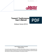 Tessent Testkompress User'S Manual: Software Version 2015.2
