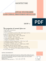 International Standards and Codal Provision of Glass