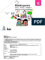 Kindergarten - Q1 - Mod1 - Pag-Paila Sa Usa Ka Kaugalingon