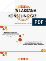 Tata Laksana Konseling Gizi