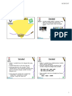 HandOut Variabel Dan Tipe Data