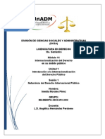 Derecho Internacional Público y su relación con el Derecho Interno