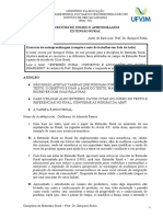 1 - Exercício - Texto 1 - História Da Extensão Rural - Guilherme de Almeida Ramos