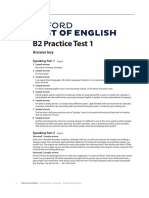 Oxfrod B2 Practice Test 1 Answer Key