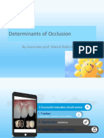 Determinants of Occlusion