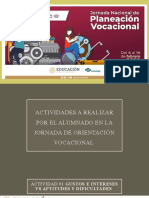 Jornada de Orientacion Vocacional Actividades