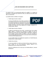 Conceptos Basicos de Los Modelos de Bases de Datos