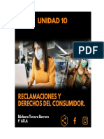 Actividades Unidad 10: Servicios de atención al cliente y reclamaciones