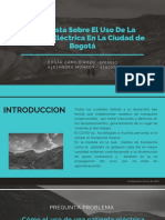 Propuesta sobre el uso de la patineta eléctrica en Bogotá