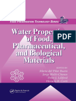 Water Properties of Food, Pharmaceutical, And Biological Materials