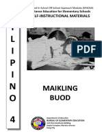 FIL 4 MISOSA - Maikling Buod