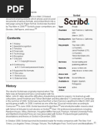 Scribd: Scribd (Pronounced / Skrɪbd/) Is A Web 2.0 Based