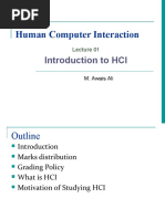 Human Computer Interaction: Introduction To HCI