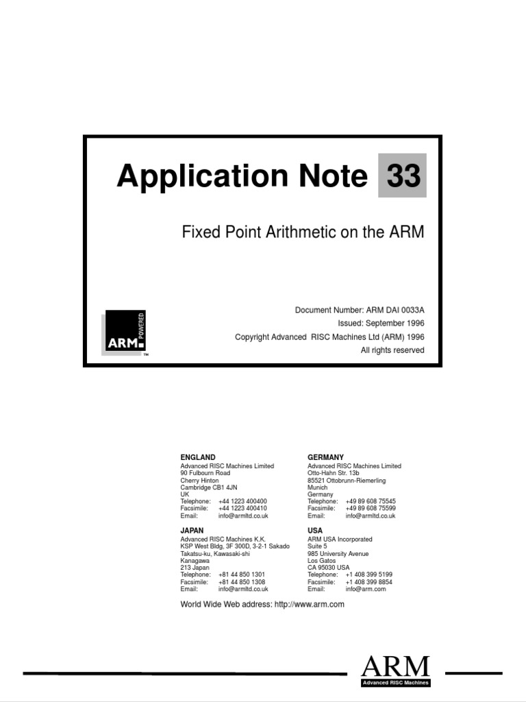 Fixed Point Arm | PDF