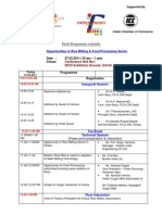 Rice Milling Programme Schedule 2011