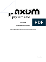 User Guide: How To Register & Verify Your Free Paxum Personal Account