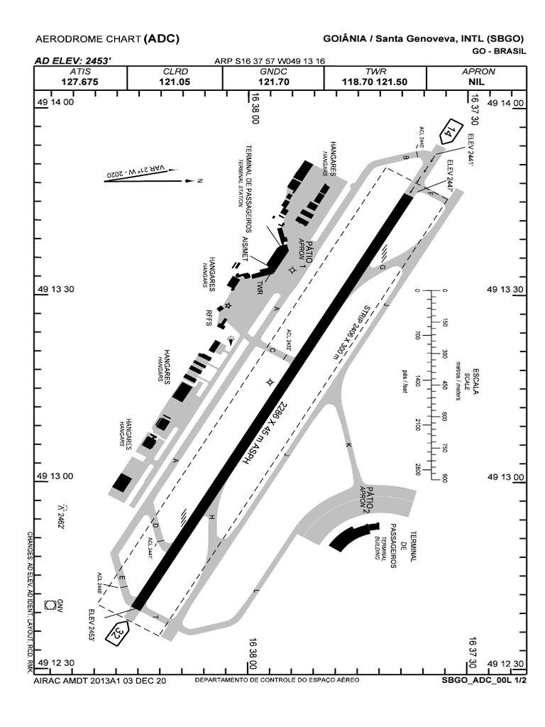 Aerodrome Chart for Pilots | PDF | Geodesy | Nature