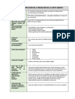 GUÍA DE PLANIFICACIÓN DE LA REDACCIÓN DE LA CARTA ABIERTA Nicol