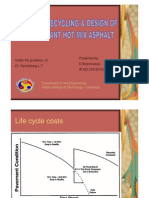 Pavement Recycling Mix Design Methods