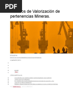 Métodos de Valorización de Pertenencias Mineras