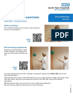 Median Nerve Exercises: Gentler Movements