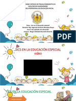 Tics en La Educación Especial