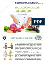 MANIPULACION DE LOS ALIMENTOS Dra. Adriana