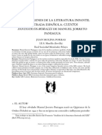 En Los Orígenes de La Literatura Infantil Ilustrada Española: Cuentos Fantásticos-Morales de Manuel Jorreto Paniagua