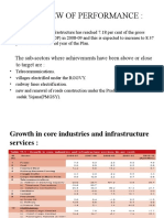 Overview of Performance:: The Sub-Sectors Where Achievements Have Been Above or Close To Target Are