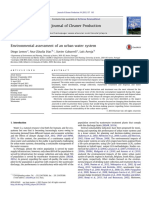 Environmental Assessment of an Urban Water s 2013 Journal of Cleaner Product