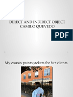 Direct and Indirect Object