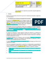 Procedimiento para Evaluación de Desempeño y Seguimiento de Examinadores