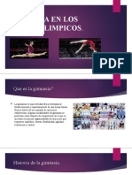 Gimnasia en Los Juego Olimpicos