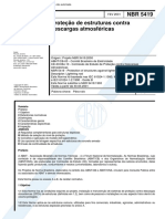 NBR 02054_01 - Proteção Contra Descargas Atmosféricas